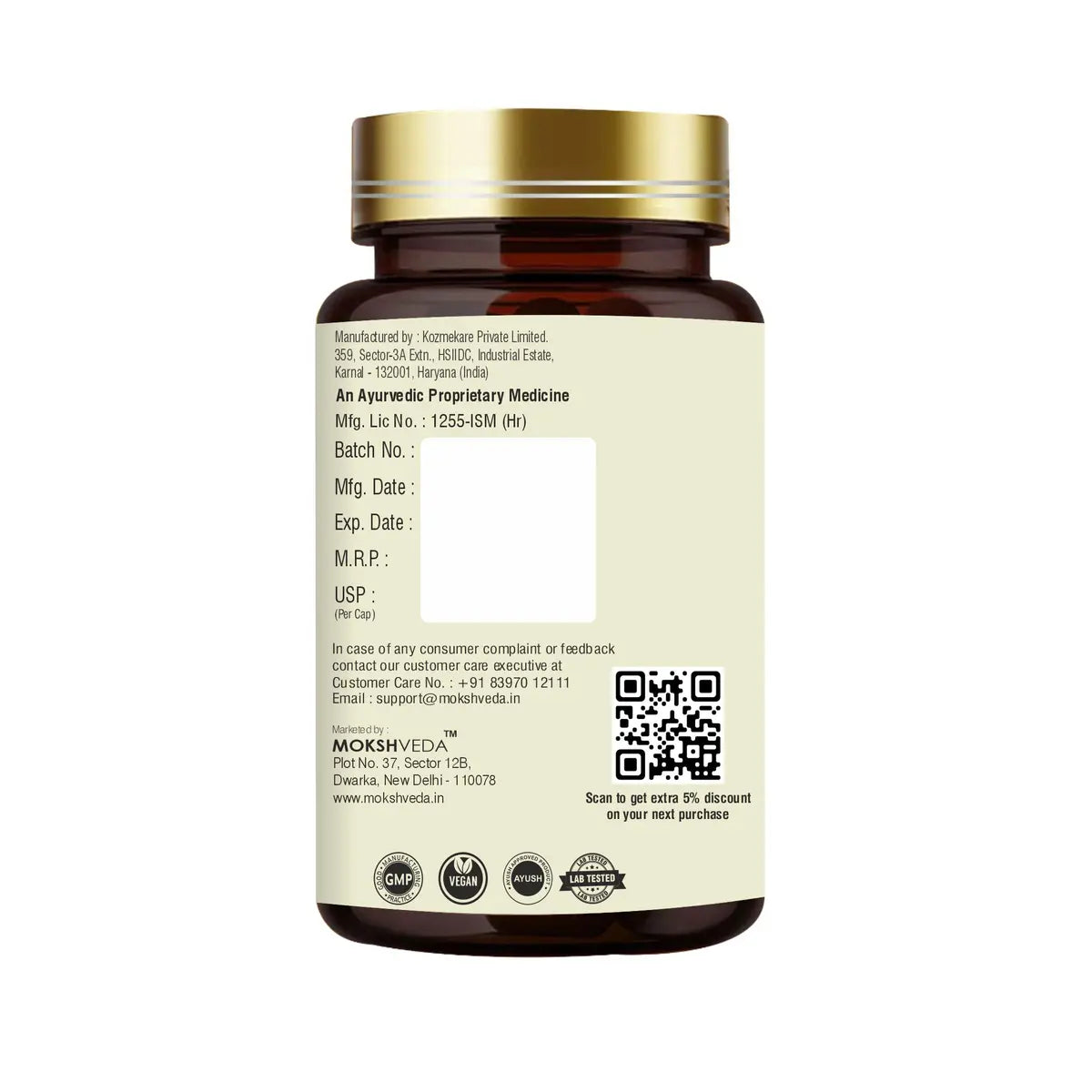 MOKSHVEDA ALFALFA CAPSULES