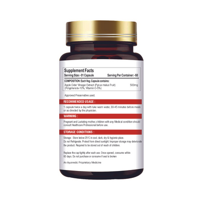 MOKSHVEDA APPLE CIDER VINEGAR CAPSULES