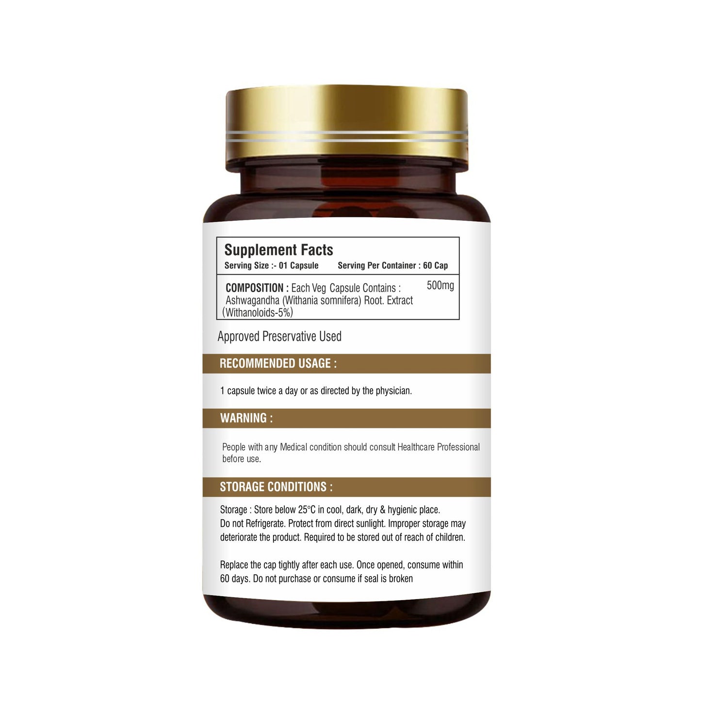 MOKSHVEDA ASHWAGANDHA CAPSULE