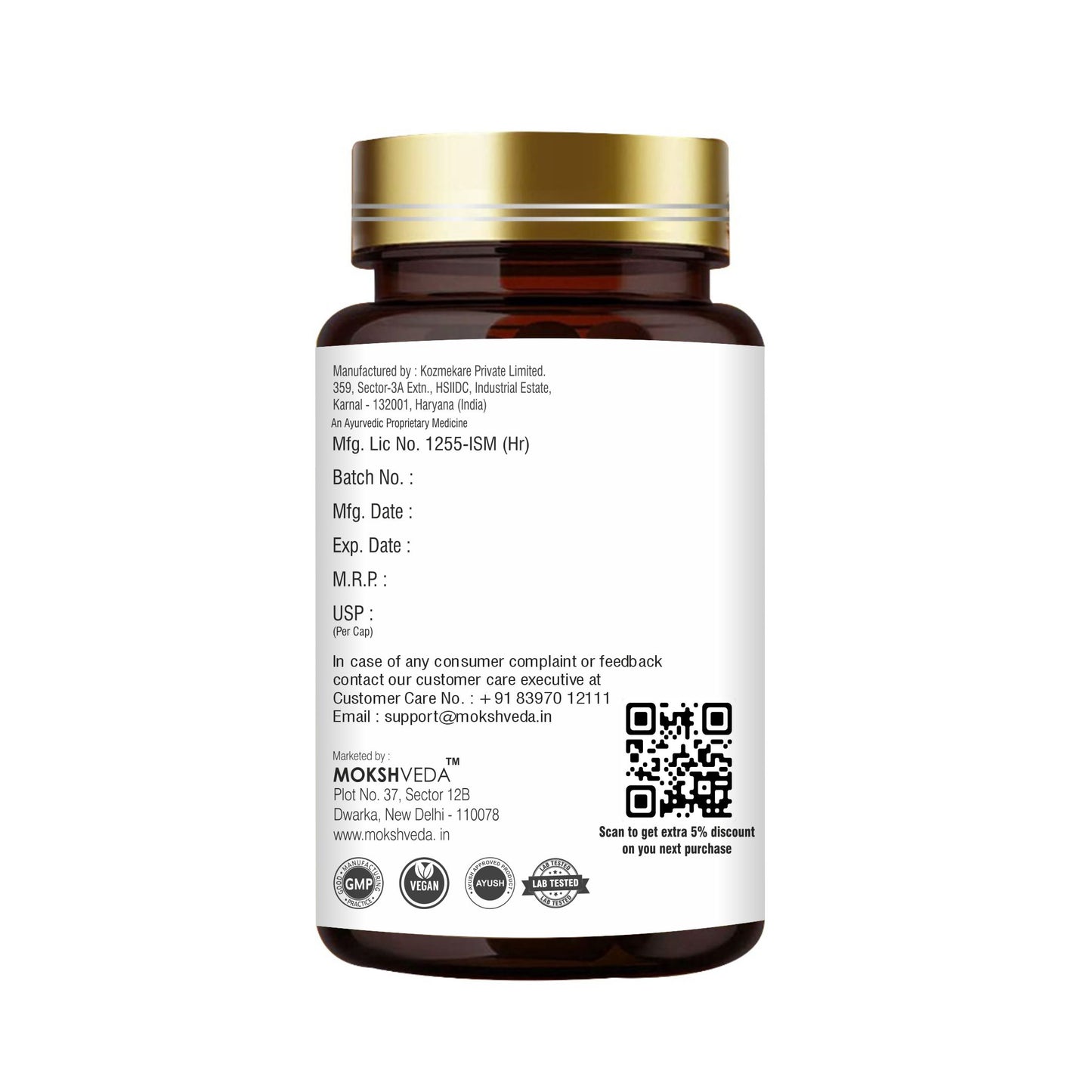 MOKSHVEDA ASHWAGANDHA CAPSULE