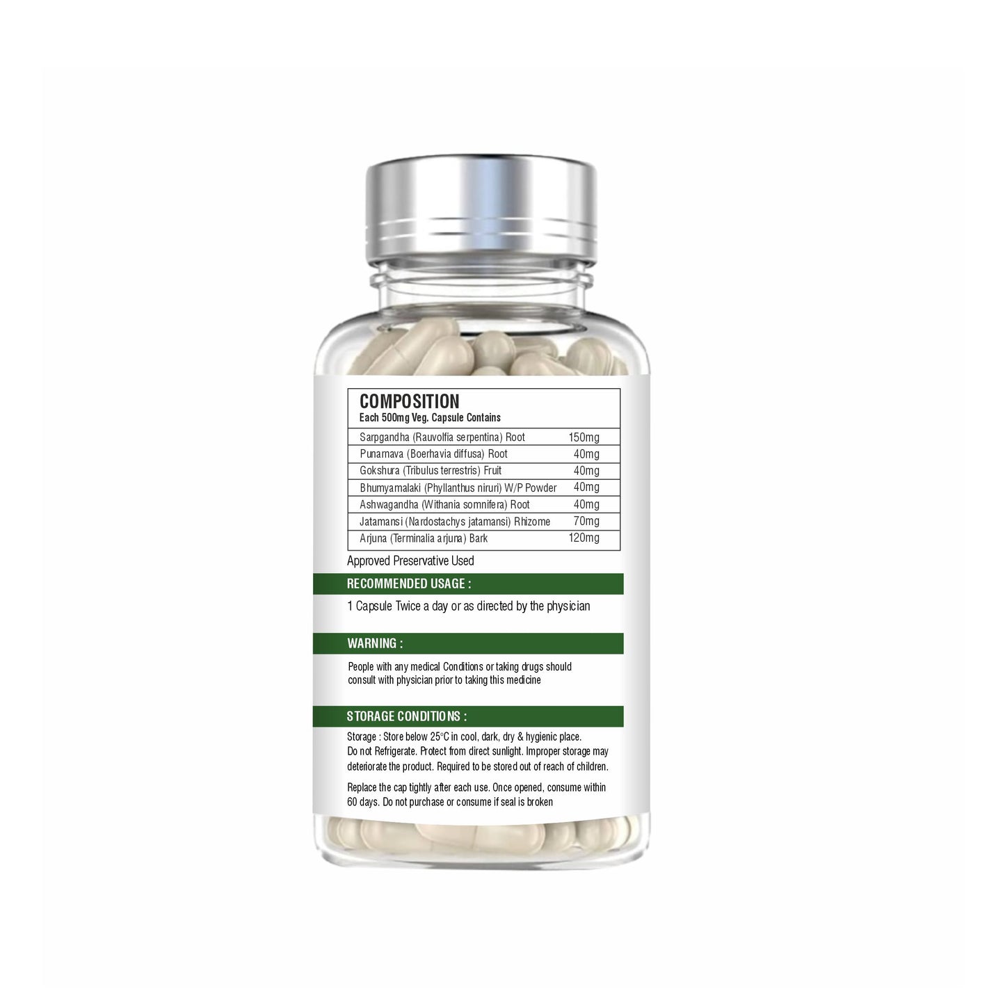 MOKSHVEDA B.P. CARE CAPSULES