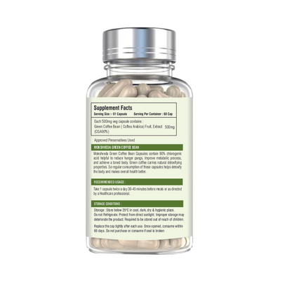 MOKSHVEDA GREEN COFFEE BEAN CAPSULES
