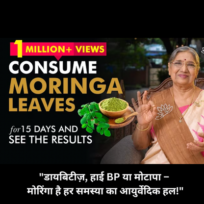 MOKSHVEDA Moringa Extract/Drumstick Leaf Extract Veg Supplement, 60 Vegetarian Capsules (Pack of 1)